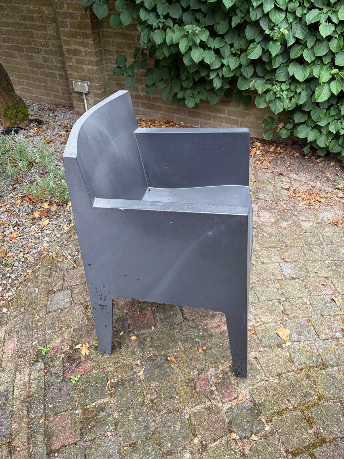 Driade Toy Tuinstoelen Philip Starck - 6 stuks, Ophalen, Gebruikt, Kunststof, Stapelbaar