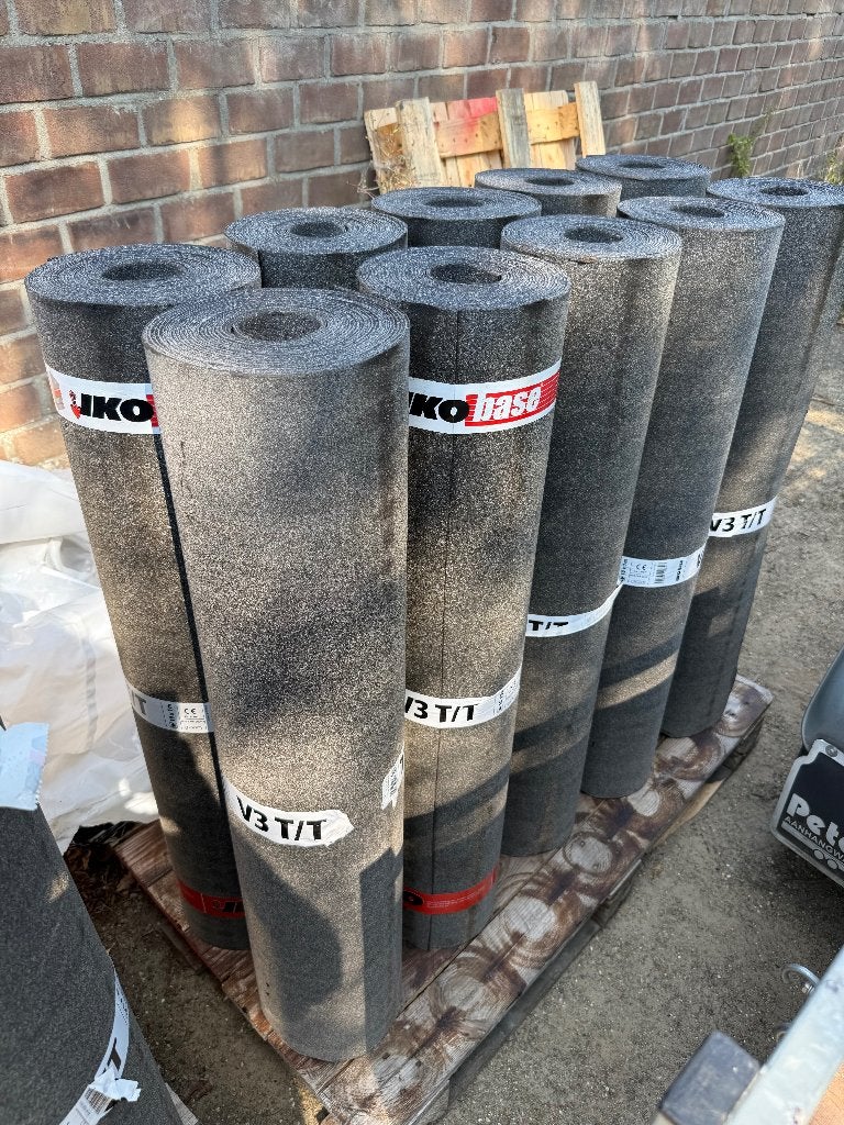 Nieuw 25 rollen bitumen onderlaag dakleer 10x1 meter per rol, Doe-het-zelf en Verbouw, Dakpannen en Dakbedekking, Overige materialen