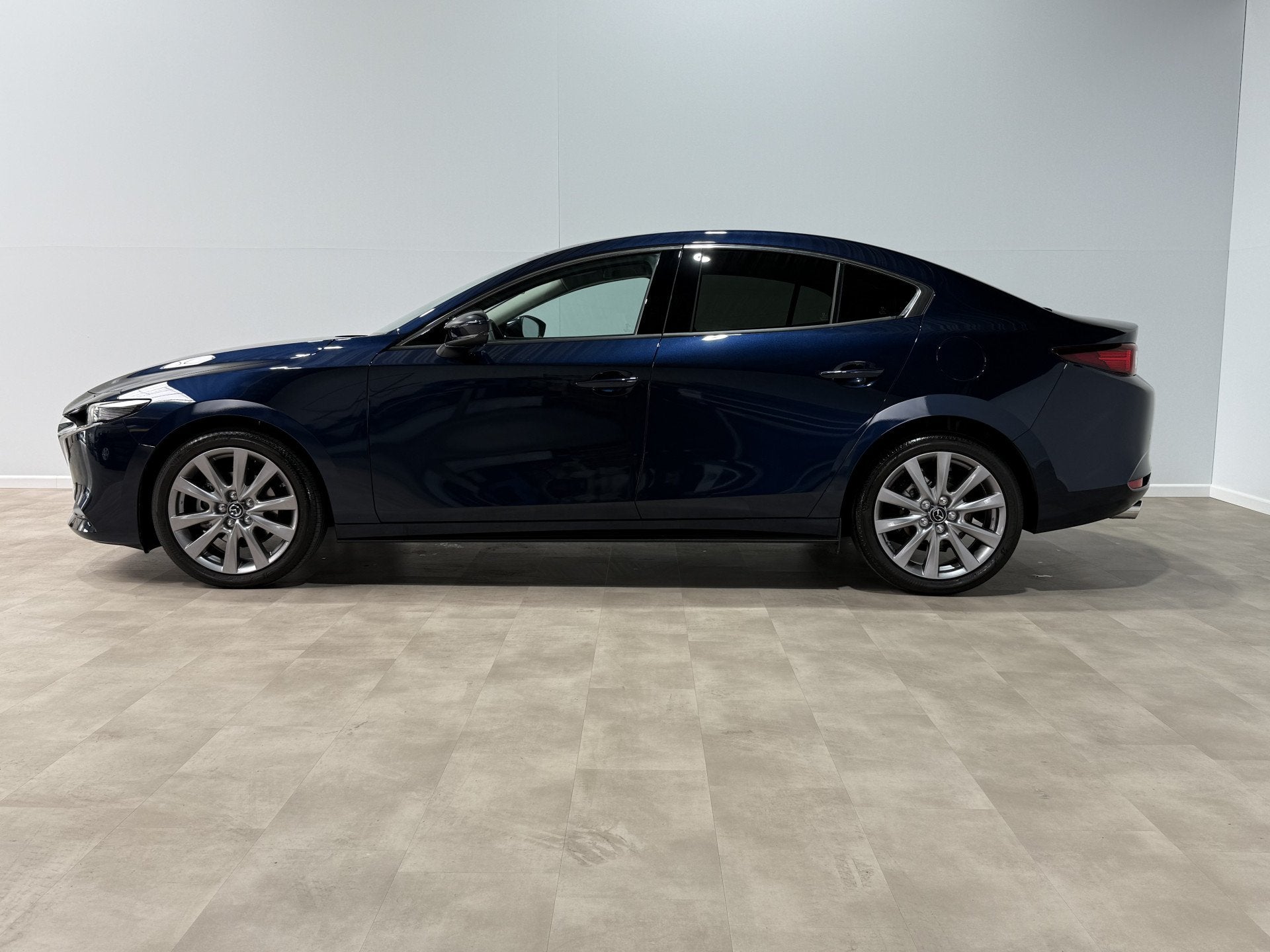 Mazda 3 2.0 e-SkyActiv-G M Hybrid 150 Exclusive-line Comfort, Auto's, 4 cilinders, Blauw, Bedrijf, Handgeschakeld