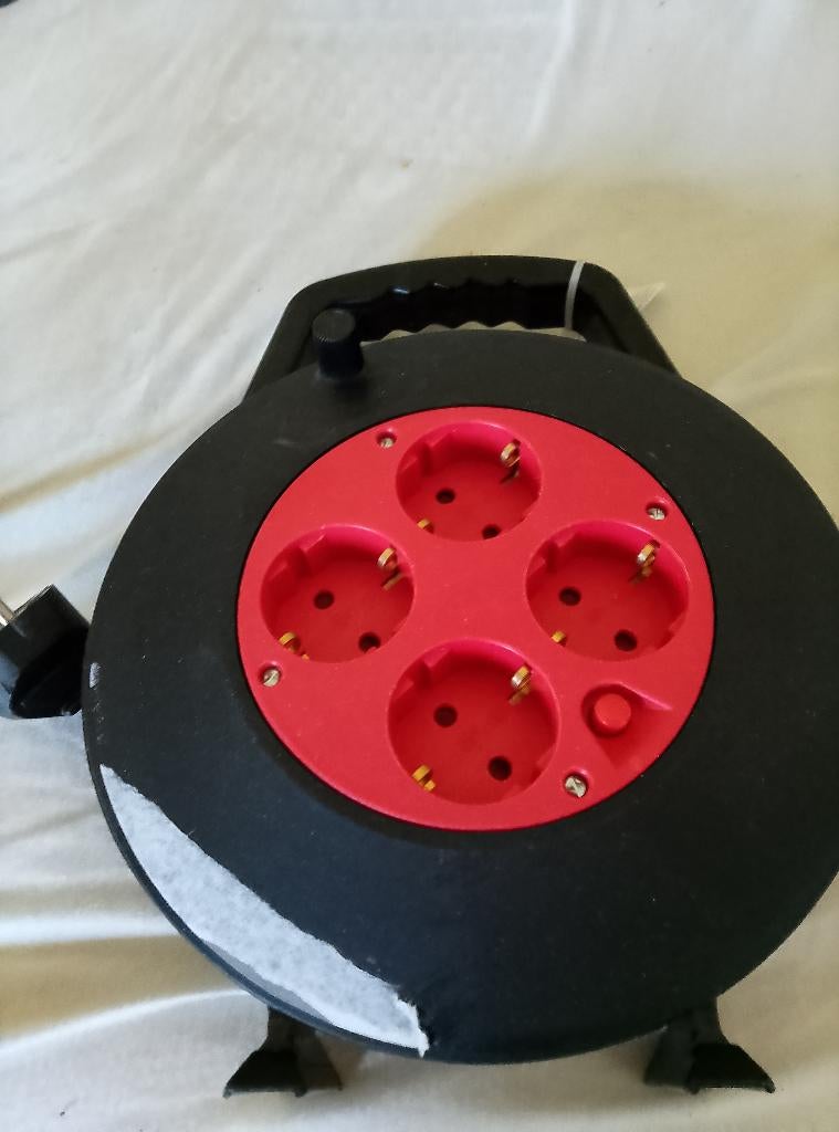 Kabelhaspel 10 meter, Doe-het-zelf en Verbouw, Elektra en Kabels, Zo goed als nieuw, Kabel of Snoer, Ophalen of Verzenden