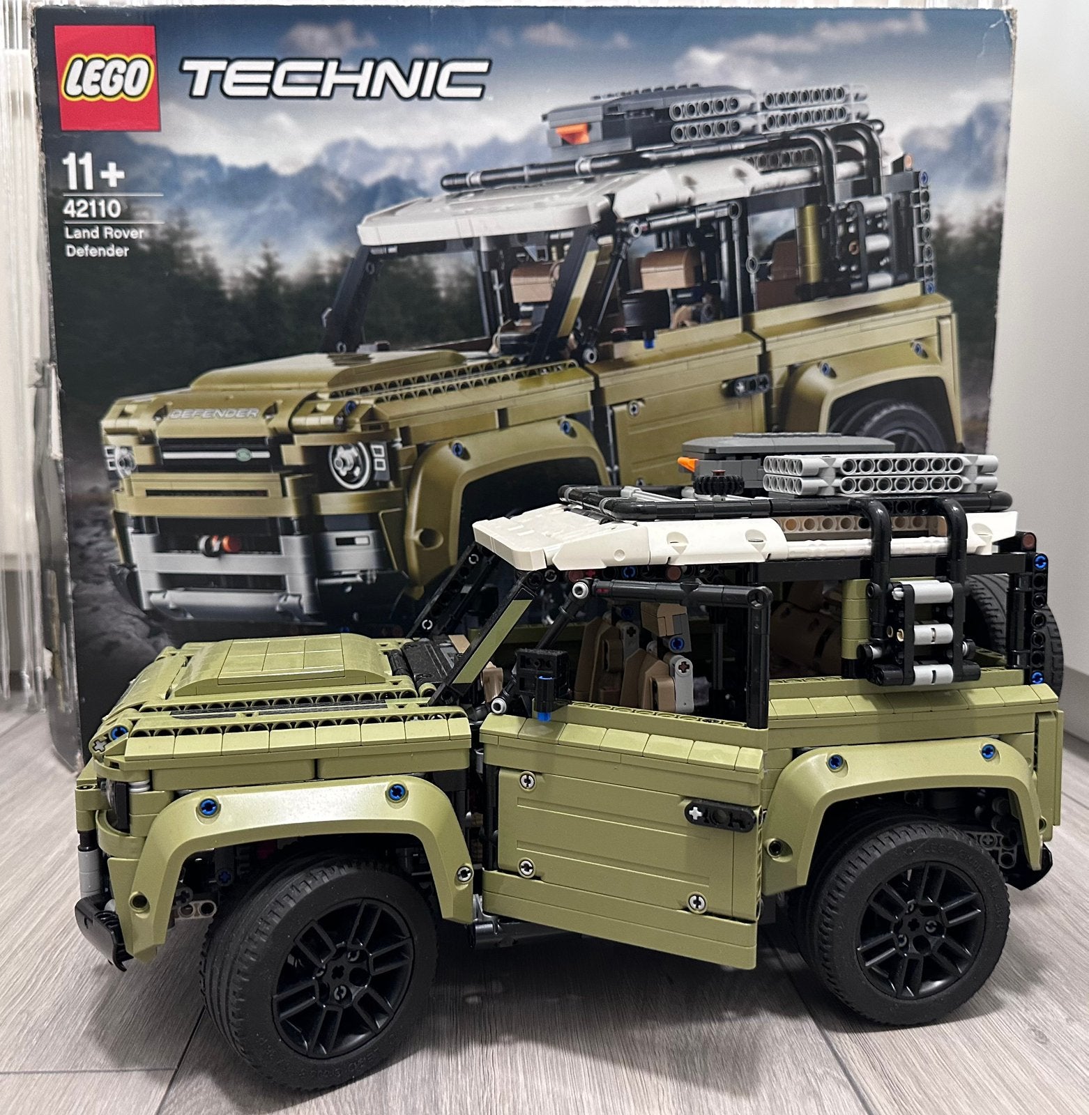 Technic lego landrover defender, ferrari 488GTE en McLaren, Ophalen, Zo goed als nieuw, Auto