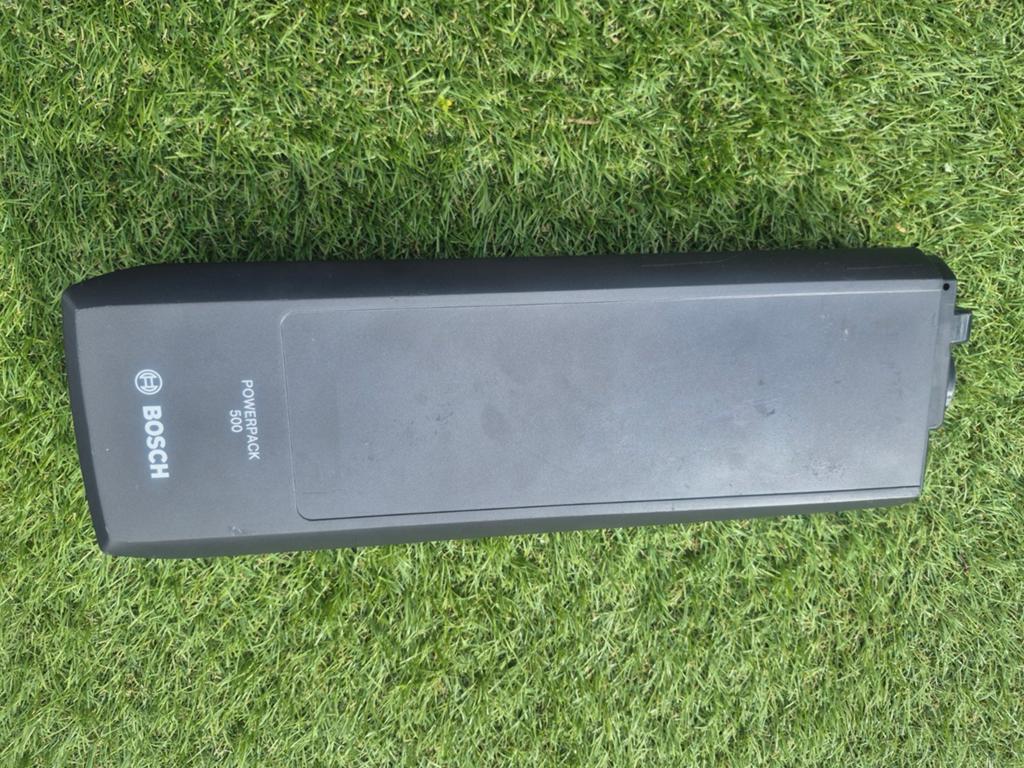 Bosch Powerpack 500 watt in goede staat., Fietsen en Brommers, Fietsaccessoires | Fietsaccu's, Ophalen of Verzenden