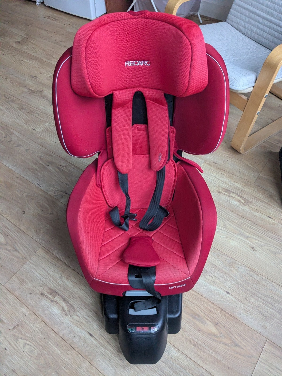 Recaro Optiafix car seat, Overige merken, Autogordel, 15 t/m 36 kg, Ophalen of Verzenden