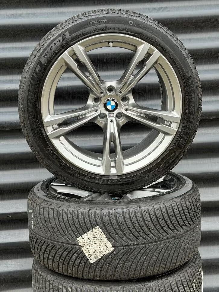 19" BMW G11 G12 M5 F90 705M Velgen Michelin Winterbanden, Auto-onderdelen, Banden en Velgen, Gebruikt, 265 mm, Banden en Velgen