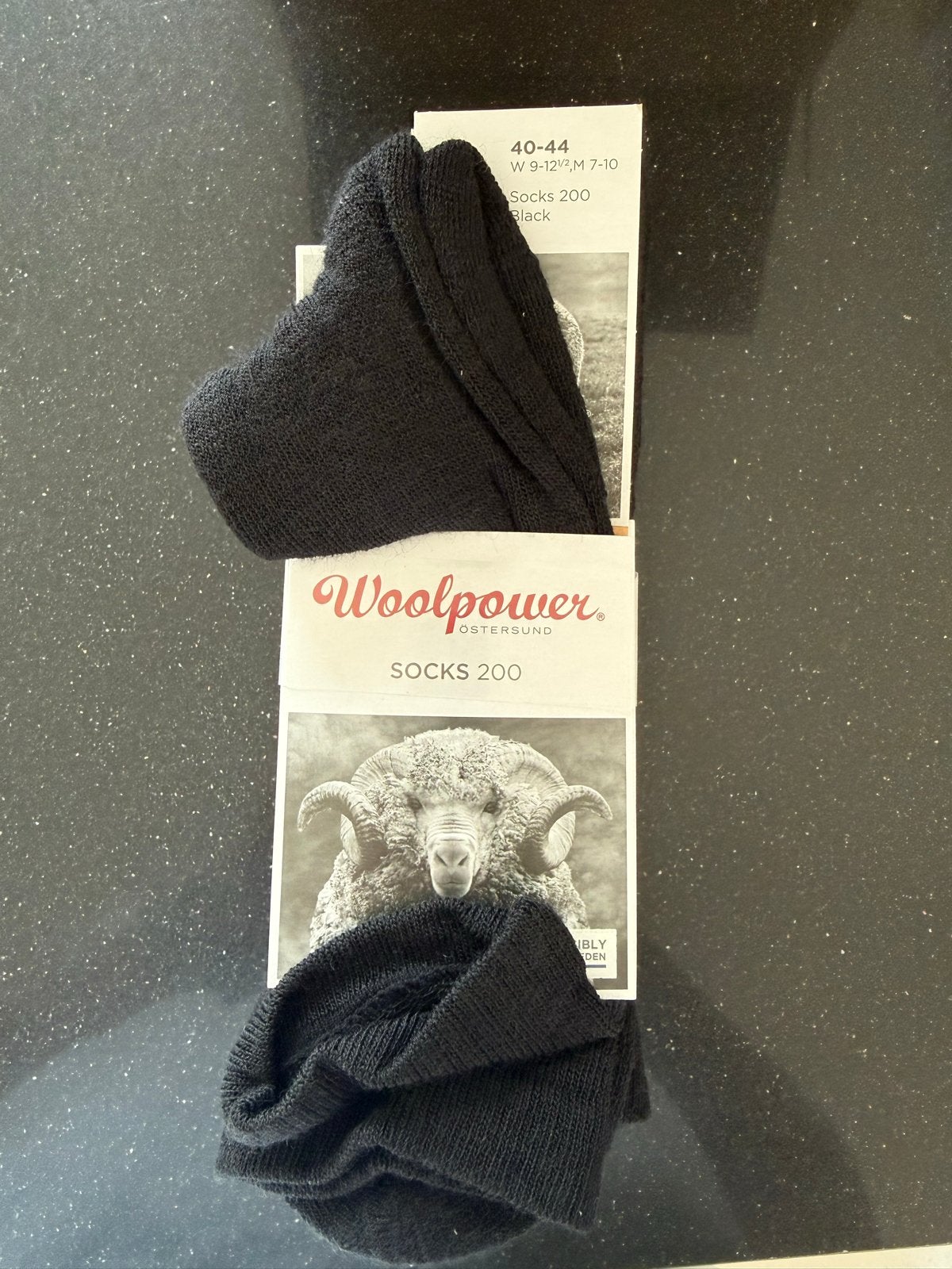 Woolpower 200 sokken, maat 40/44 (5 paar), Ophalen of Verzenden, Nieuw, Maat 39 t/m 42, Zwart