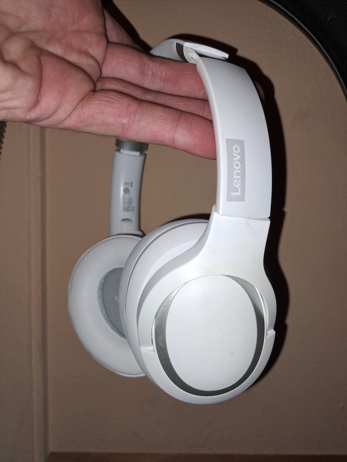 Lenovo TH40 ZGAN Draadloze Over-ear Koptelefoon Wit, Audio, Tv en Foto, Koptelefoons, Overige merken, Ophalen of Verzenden, Zo goed als nieuw