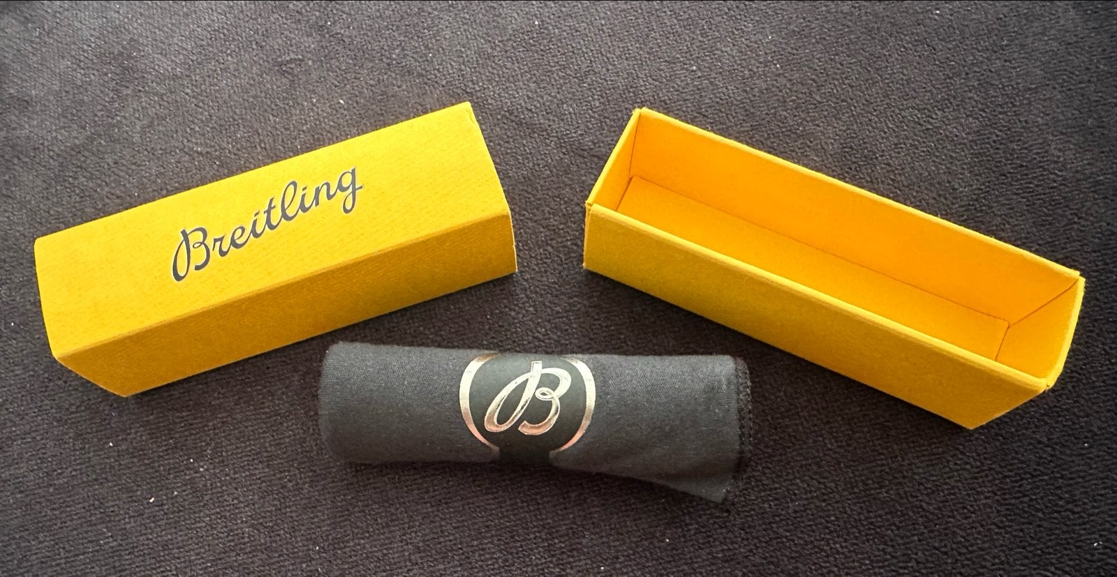 Breitling horloge poetsdoekje - Nieuw in doosje, Ophalen of Verzenden, Nieuw