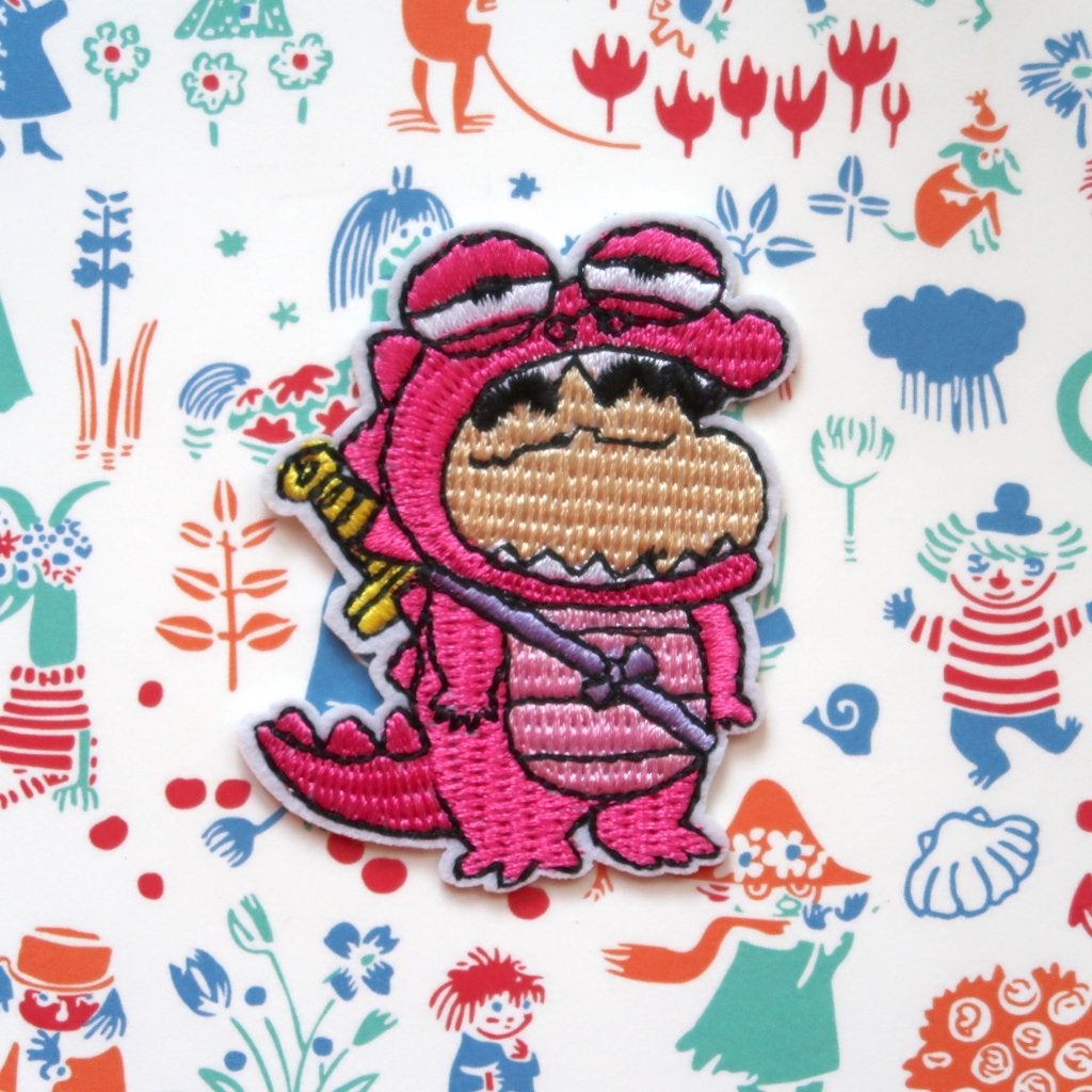 Crayon Shin Chan opstrijkplaatje patch badge embleem appliqu, Verzenden, Nieuw, Overige applicaties