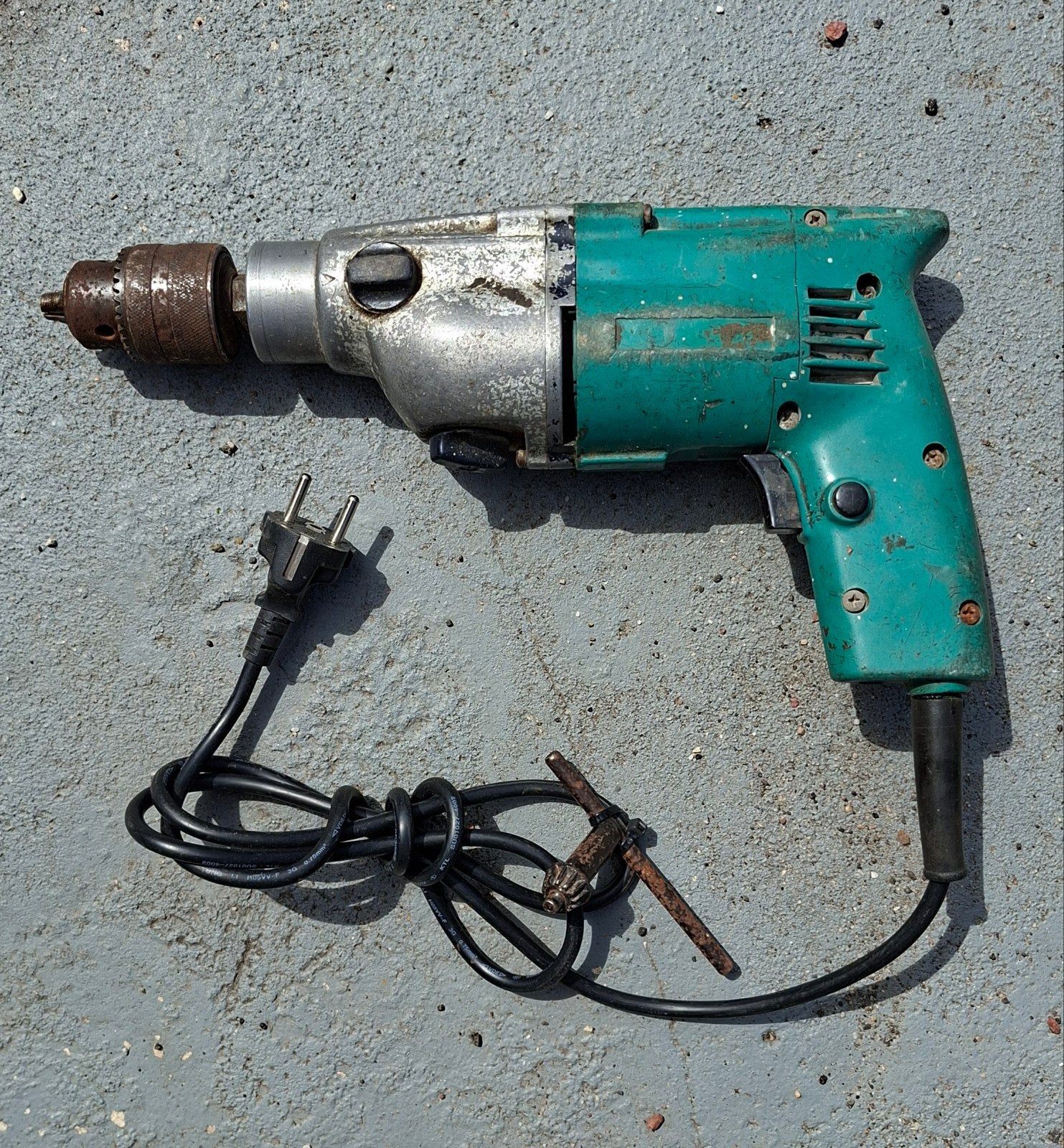 Metabo type 0169/4 S automatic klopboormachine nieuw snoer, Gebruikt, Klopboormechanisme, 400 tot 600 watt, Ophalen