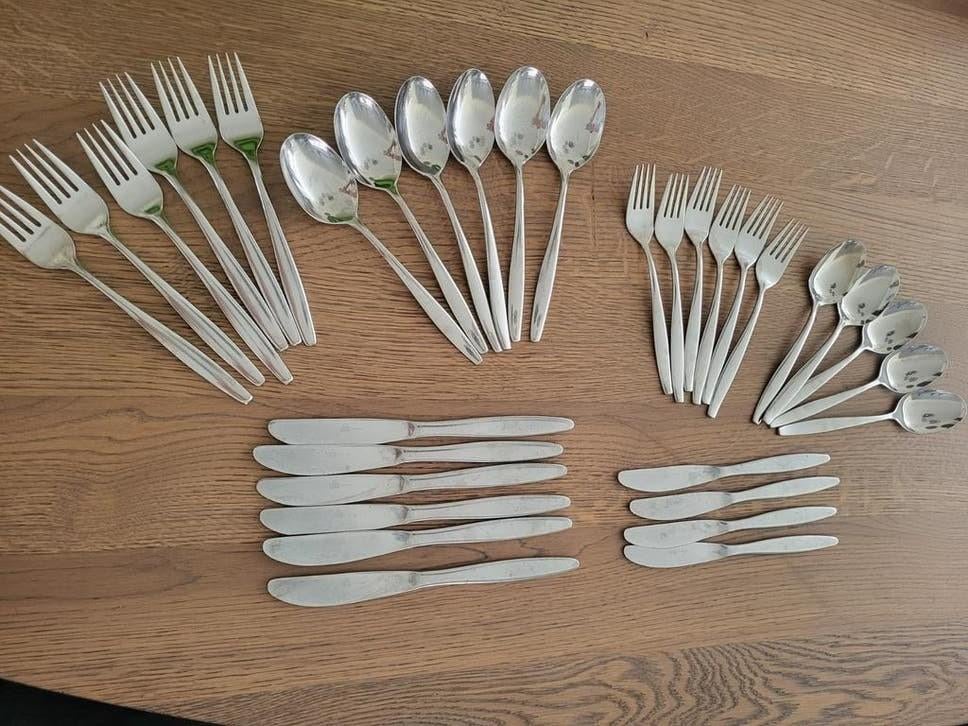 Bk Gouwe bestekset, Ophalen of Verzenden, Rvs of Chroom, Bestekset, Vaatwasserbestendig