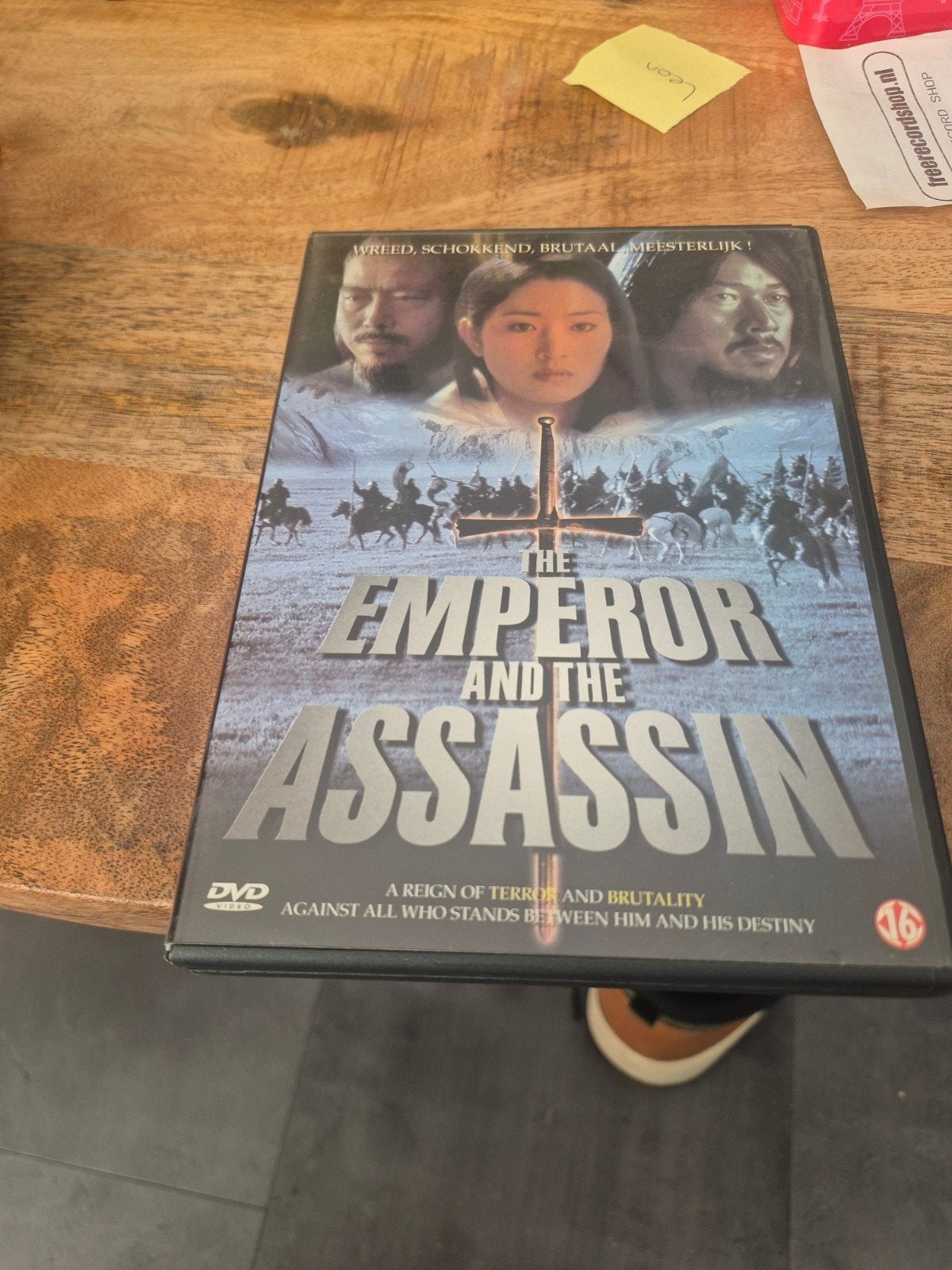 The Emperor and the Assassin DVD - Historische Actie, Gebruikt, Vanaf 16 jaar, Nederlands, Ophalen of Verzenden