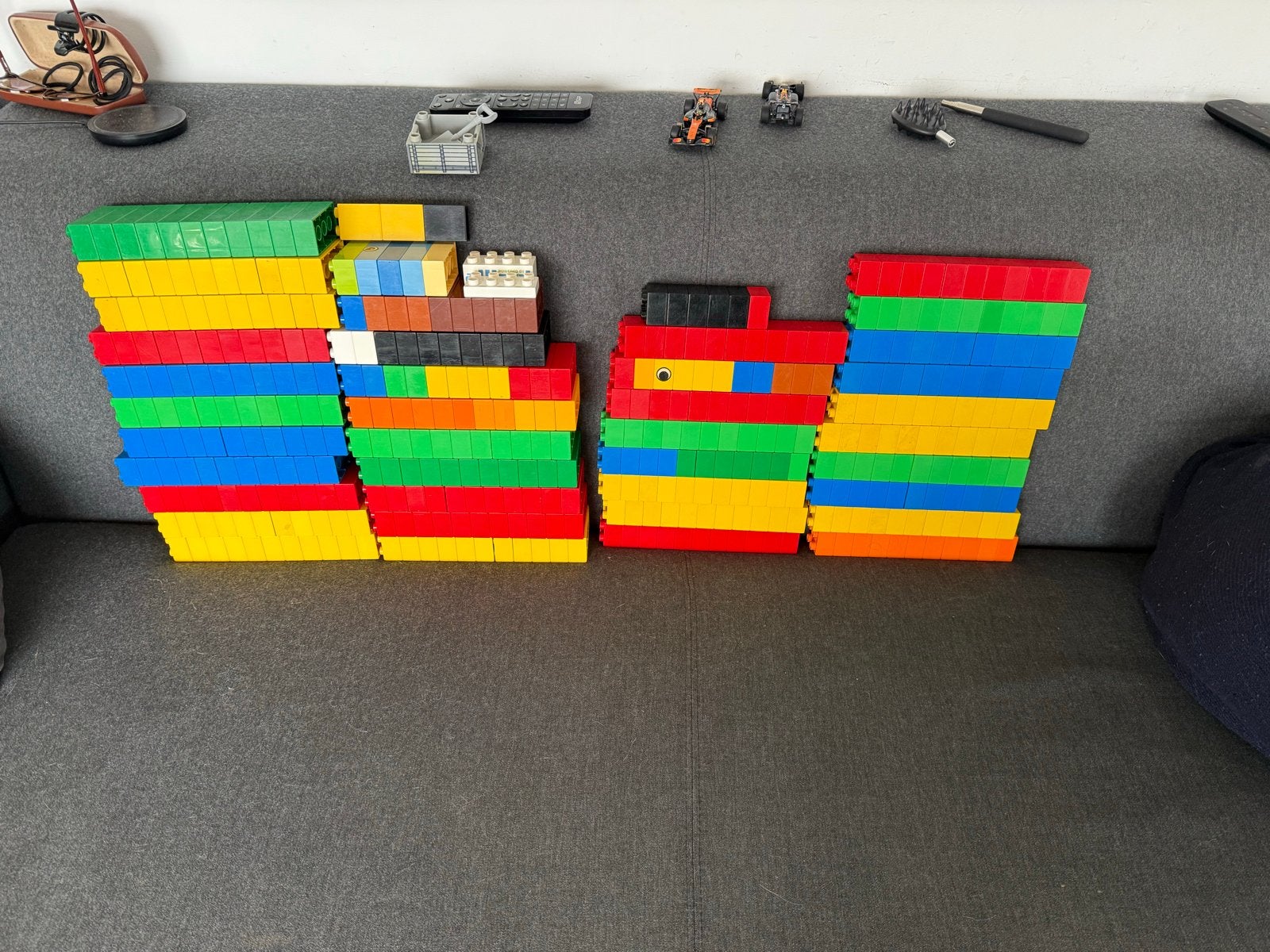 Grote partij Duplo blokken met bouwplaat (418 stuks), Kinderen en Baby's, Speelgoed | Duplo en Lego, Gebruikt, Inclusief extra onderdelen