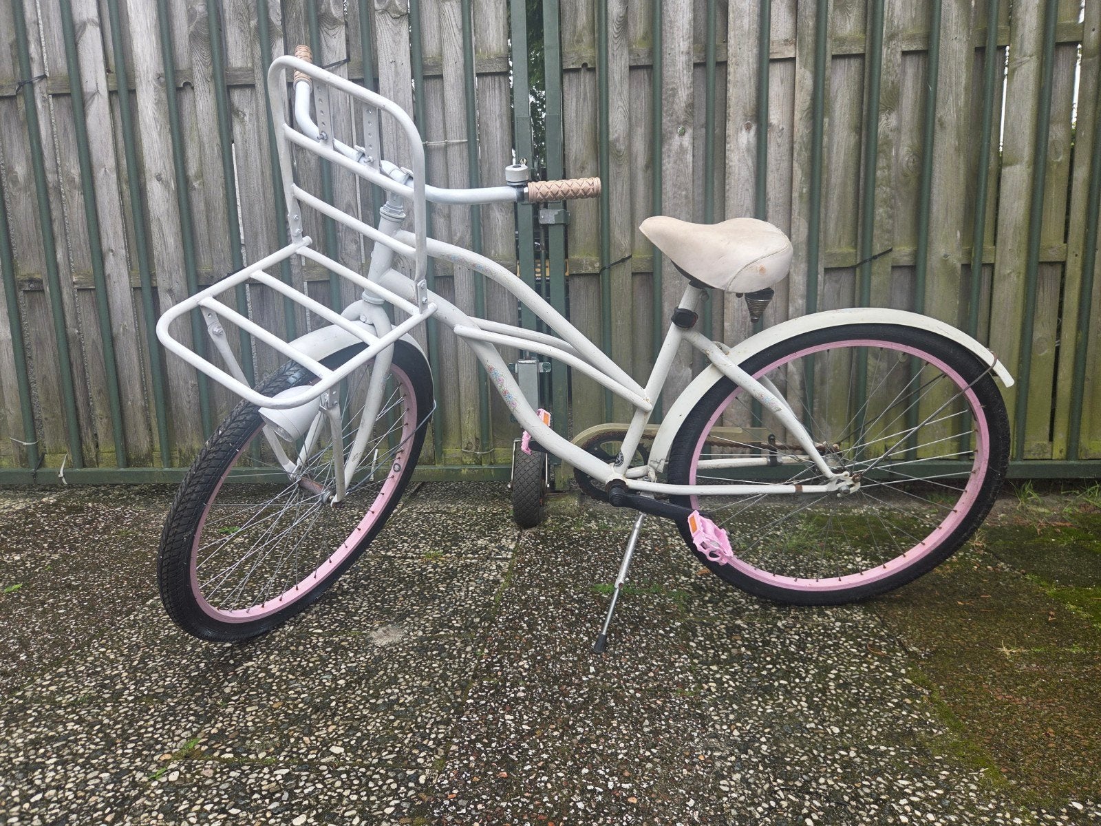 Meisjesfiets cruiser gebruikte staat 26inch bandenmaat, Ophalen, Terugtraprem, Gebruikt, Staal