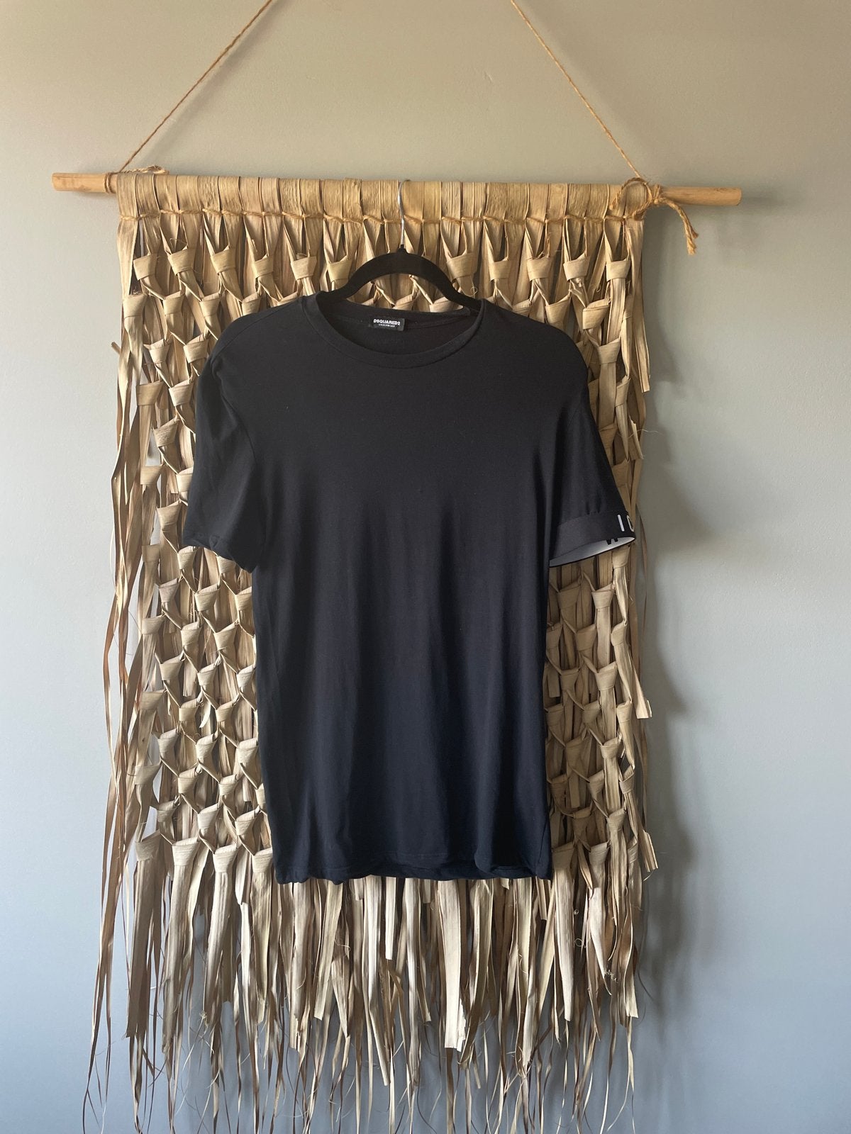 Dsquared2 Icon T-shirt Zwart Maat S, Kleding | Heren, Ophalen of Verzenden, Zo goed als nieuw, Maat 48/50 (M), Zwart