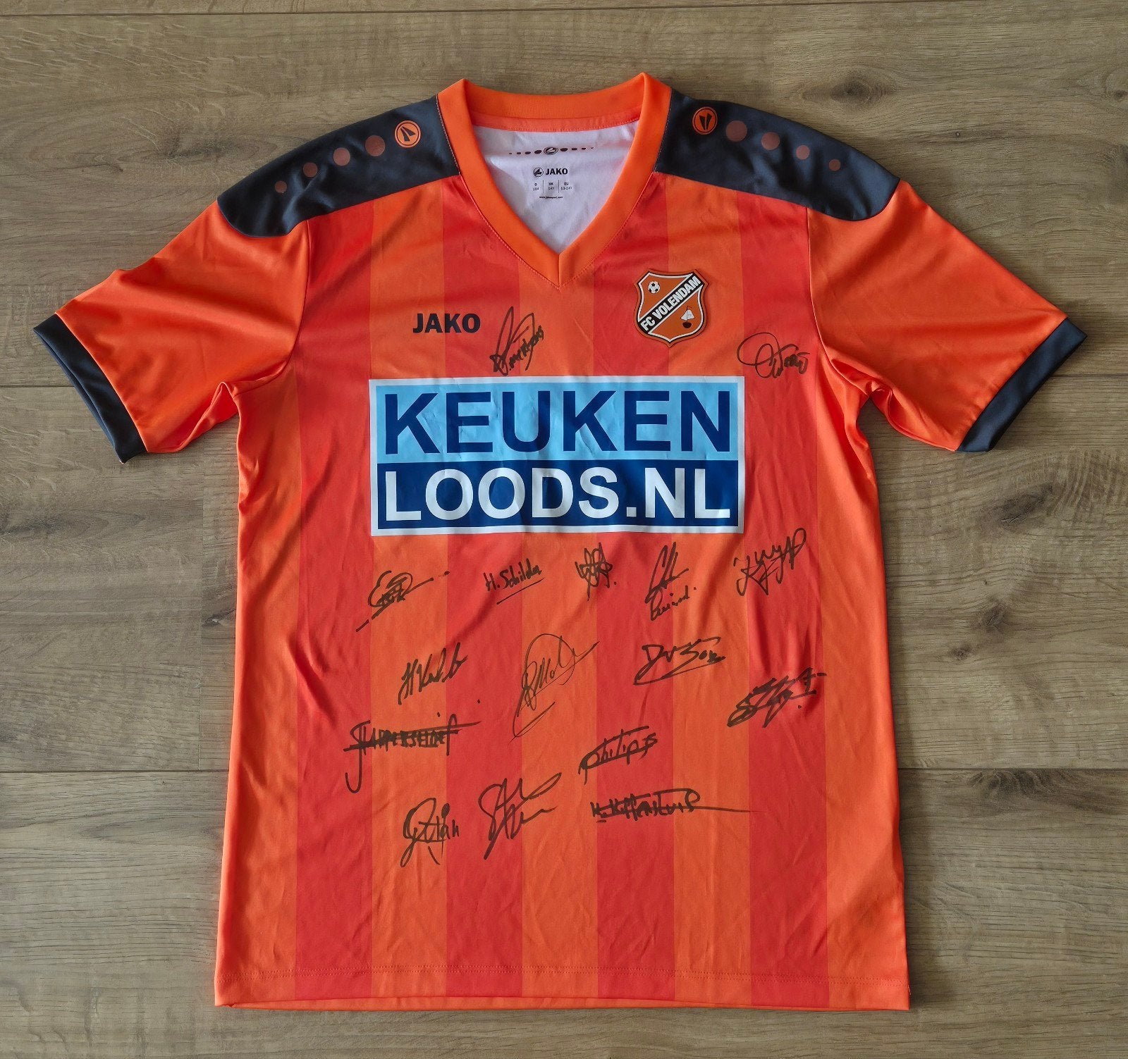 FC Volendam voetbalshirt met handtekening seizoen 2015-2016, Maat M, Ophalen of Verzenden, Nieuw, Shirt