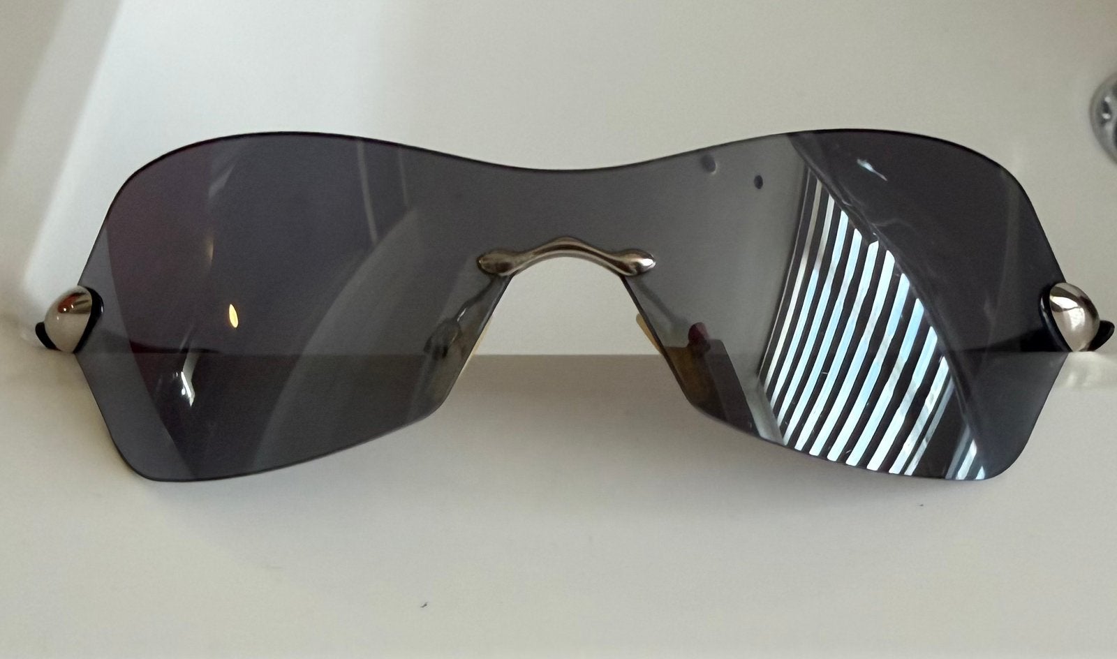 Oakley Dartboard 05-112 Black Iridium – vintage, Ophalen of Verzenden, Zo goed als nieuw, Zwart, Oakley