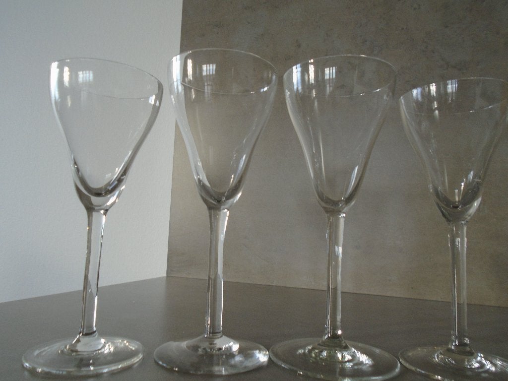 8 Antieke Wijnglazen Kelkmodel- puntgaaf, Antiek en Kunst, Ophalen of Verzenden