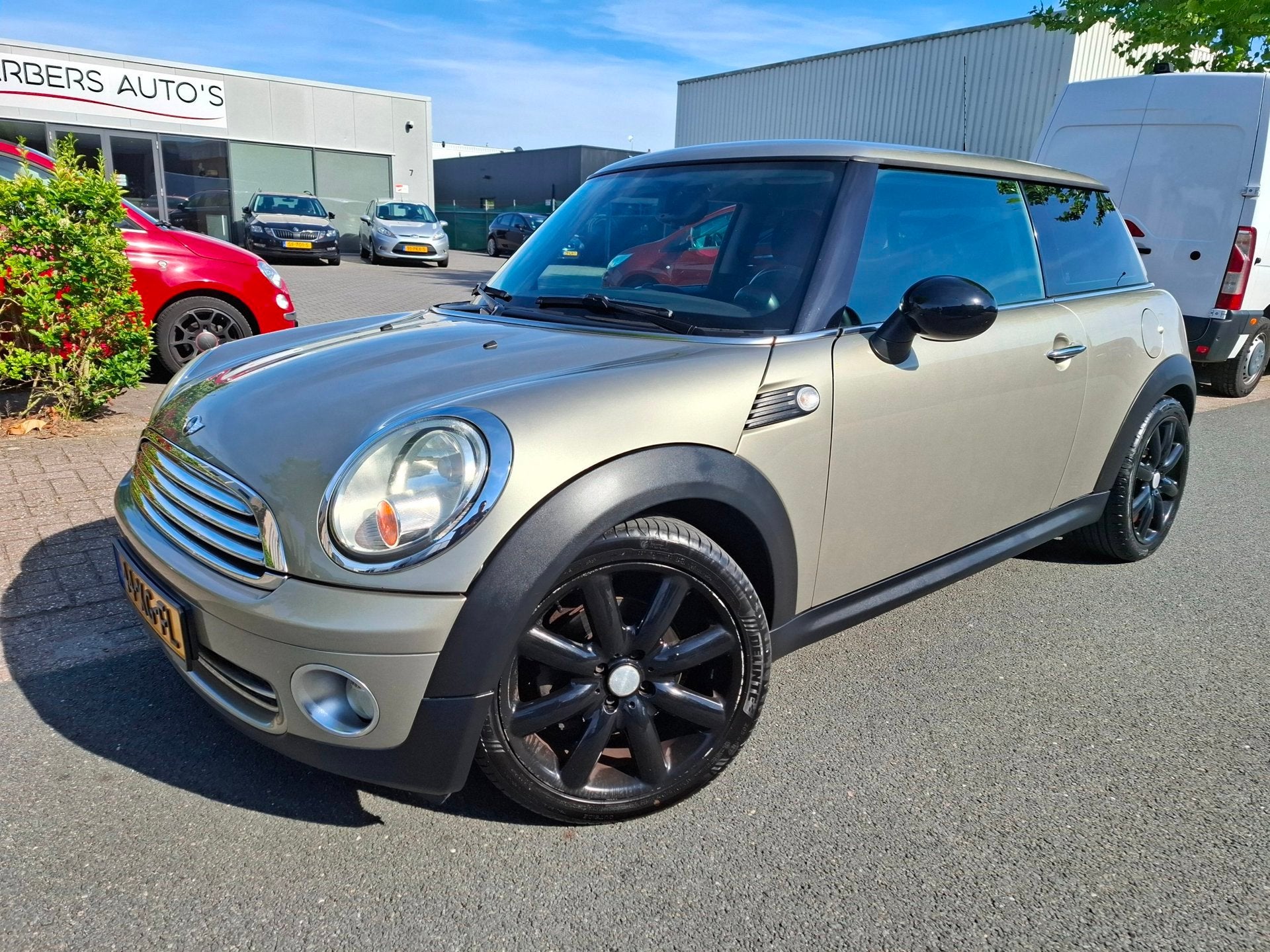 Mini 3-Deurs 1.4 One Pepper AIRCO/17 INCH!, Auto's, Voorwielaandrijving, Stof, Gebruikt, Zwart