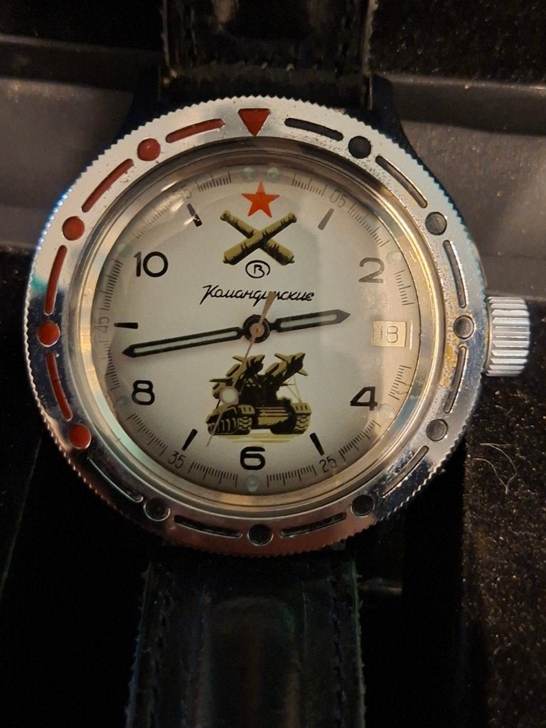 Vintage Vostok Russische militaire horloges, Ophalen of Verzenden, Landmacht, Overige gebieden, Overige typen