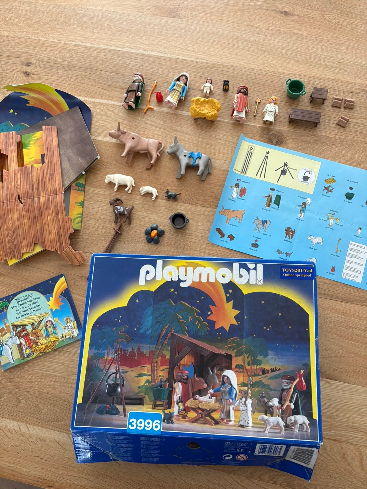 Playmobil 3996 kerststal, Kinderen en Baby's, Ophalen of Verzenden, Gebruikt, Complete set, Overige typen