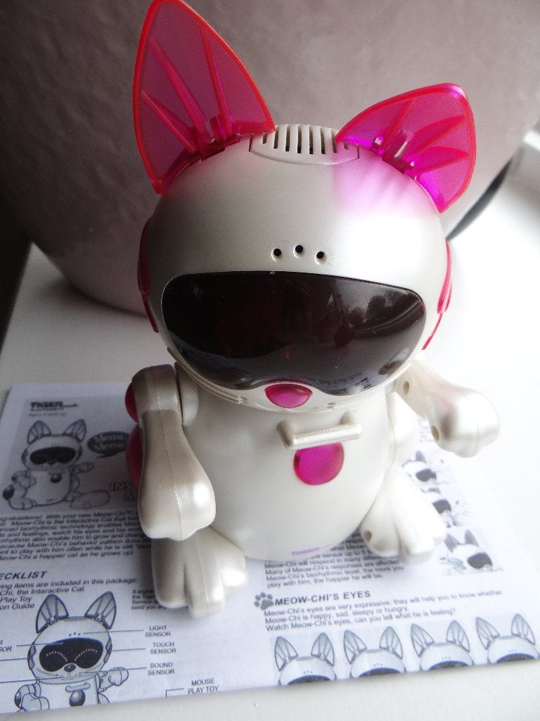 Meow Hi robot kitten interactive cat by tiger electronics., Ophalen of Verzenden, Zo goed als nieuw, Jongen of Meisje
