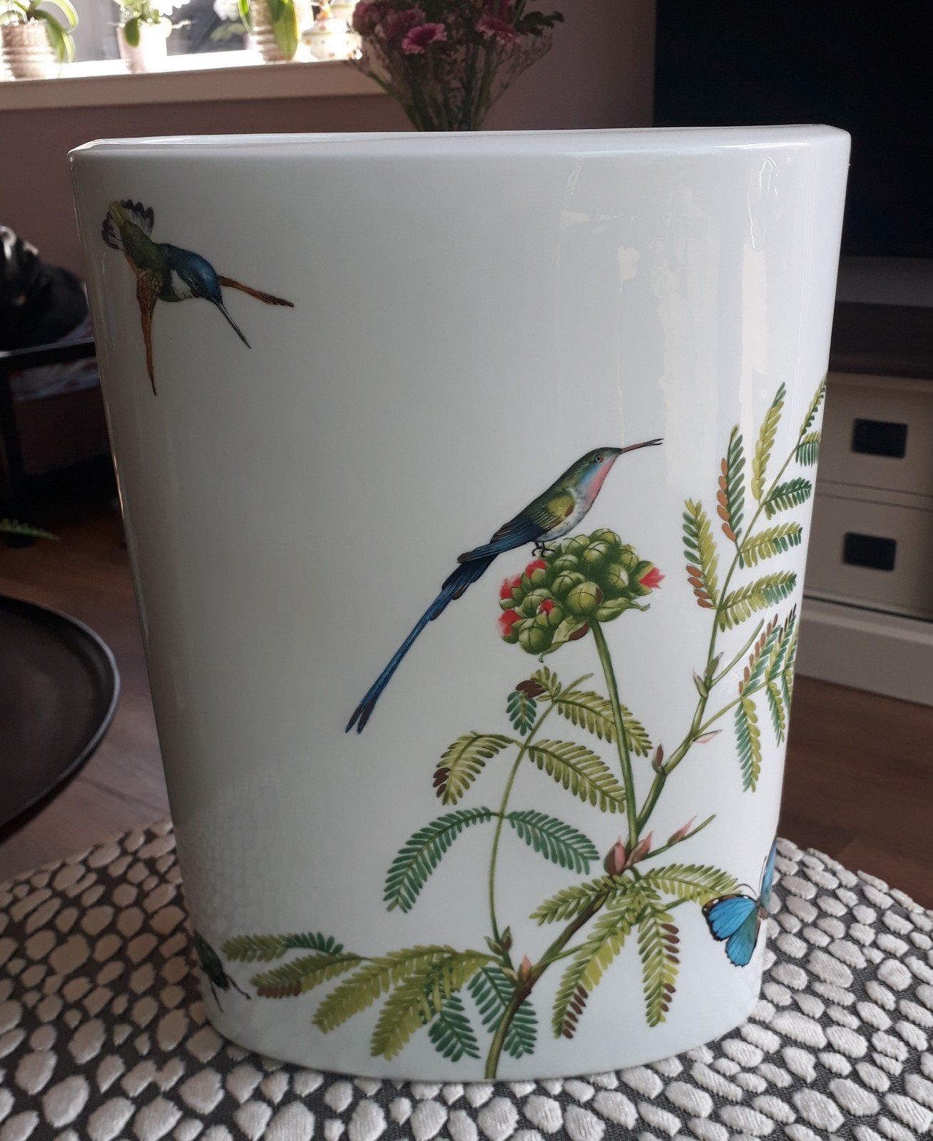 Villeroy & Boch Amazonia Vaas 29.5 cm, Ophalen of Verzenden, Zo goed als nieuw, Steen/keramiek, Meerkleurig