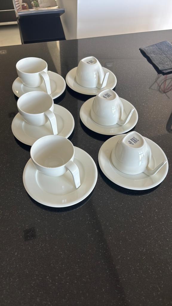 Arabia Finland ego 6 stuks cappuccino, Ophalen of Verzenden