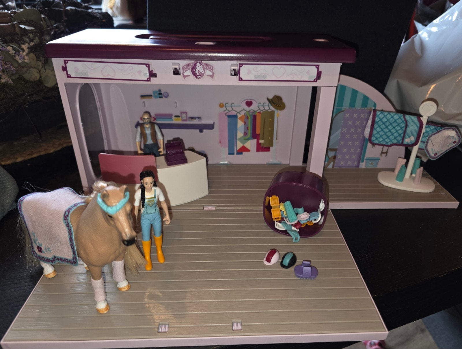 Schleich Paarden Boutique Speelset, Ophalen of Verzenden, Gebruikt, Jongen of Meisje