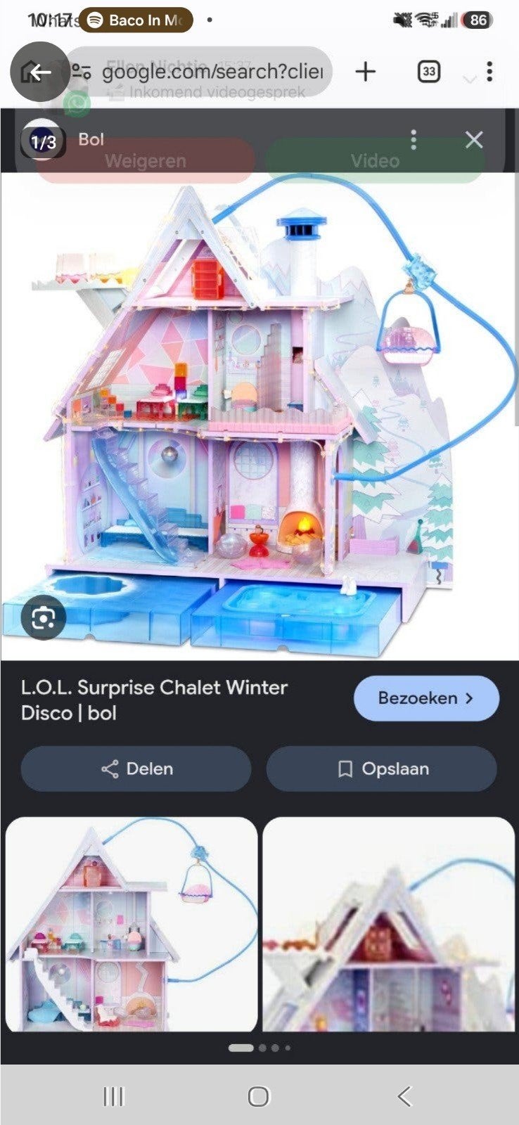 L.O.L. Surprise! Winter Chalet & Campers Collectie poppenhui, Ophalen of Verzenden, Gebruikt, Overige typen