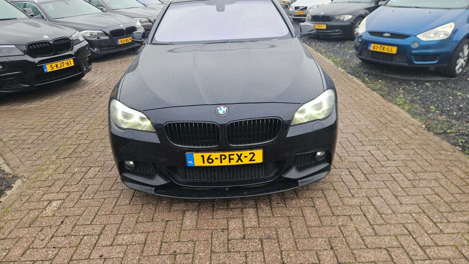 BMW 5-Serie 535D Touring 220KW Aut8(f10) 2011 Zwart, Auto's, Automaat, Achterwielaandrijving, Beige, 2993 cc