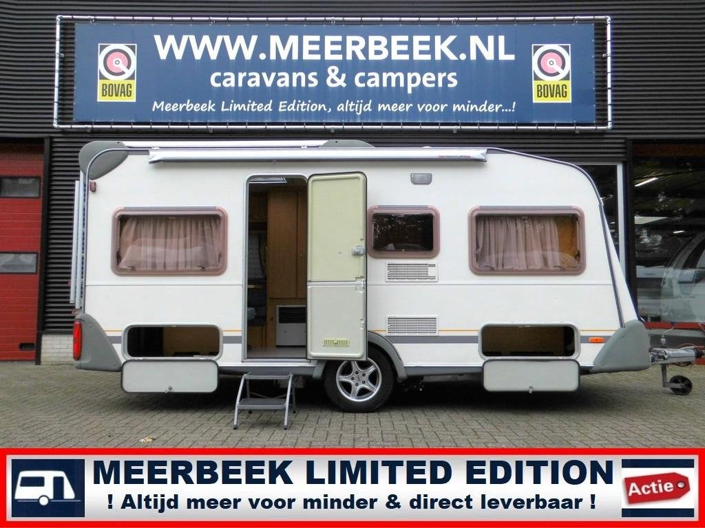 Knaus Sudwind 450 TK STAPELBED+MOVER +VOORTENT + 2 xFIETSREK, Caravans en Kamperen, Rondzit, 750 - 1000 kg, Particulier, Overige typen