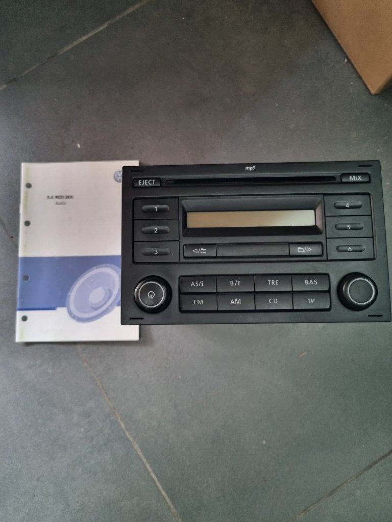 Autoradio RCD 200, Ophalen of Verzenden, Gebruikt