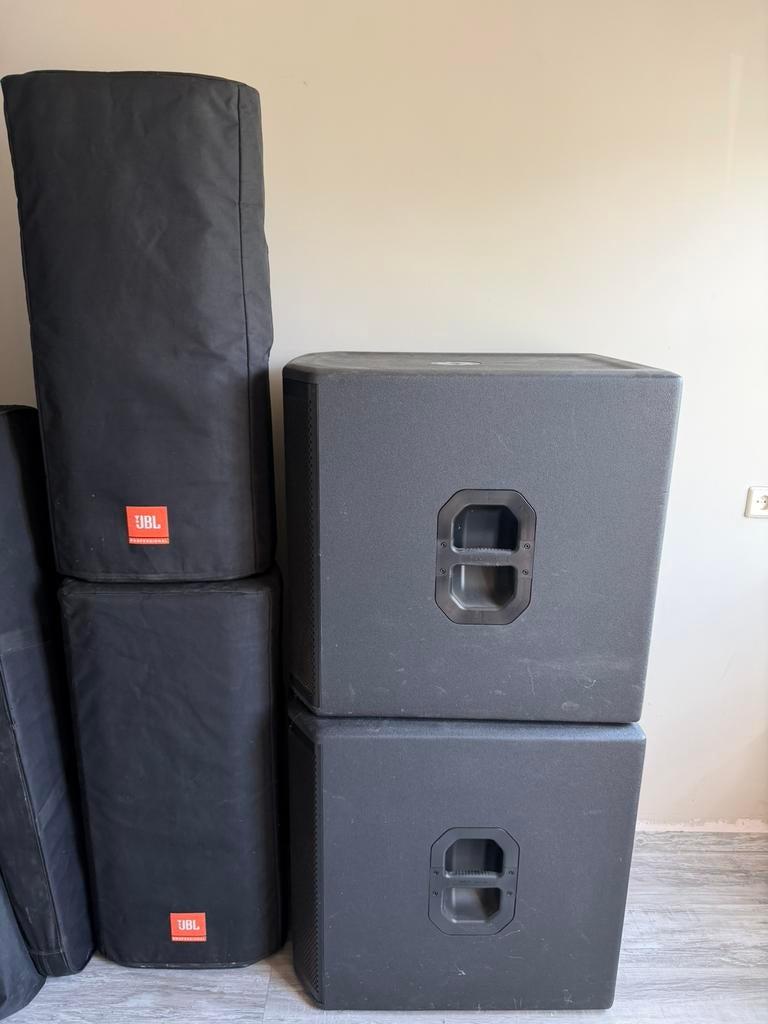 Jbl speaker set, Ophalen of Verzenden, Zo goed als nieuw, 1000 watt of meer