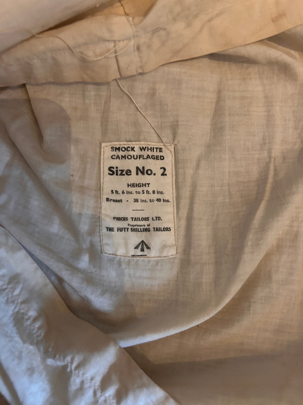 Britse Witte Camouflage Smock en Broek WO2, Verzenden, Landmacht, Engeland, Kleding of Schoenen