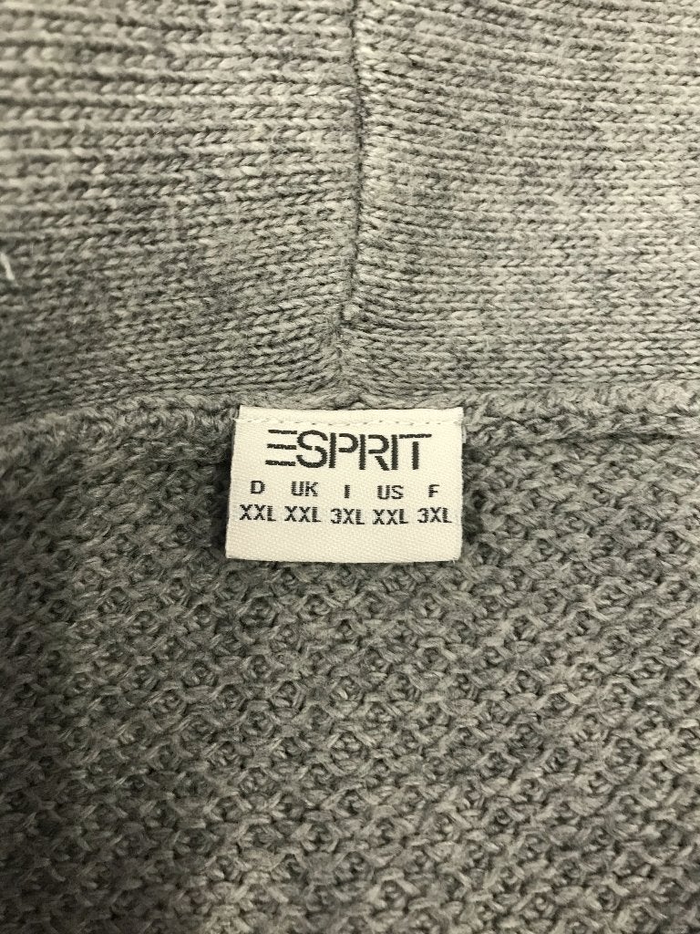 Esprit grijs vest maat XXL (2C6), Tweedehands verkoop, Tweedehands verkoop, Maat 46/48 (XL) of groter, Ophalen of Verzenden