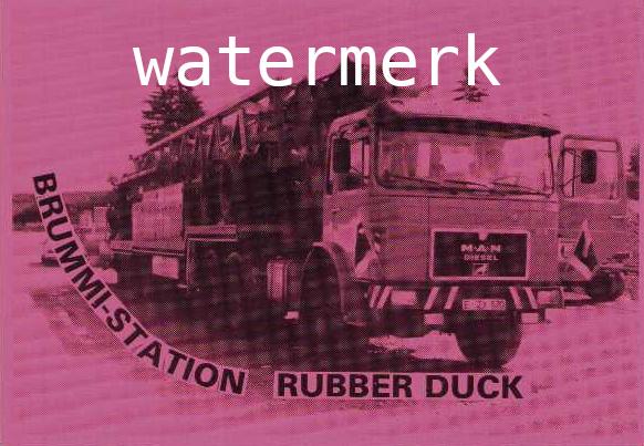 QLS Brummi-Station Rubber Duck, Ophalen of Verzenden