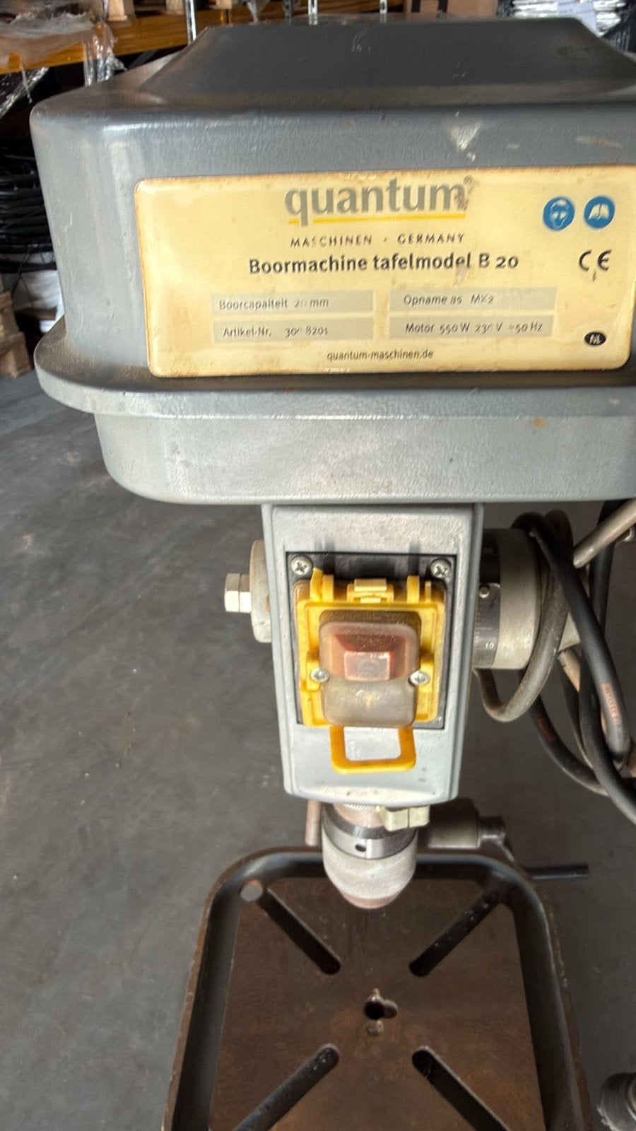 Quantum Kolomboormachine B 20 - Verrijdbaar, Ophalen of Verzenden, Gebruikt, 400 tot 600 watt, Kolomboormachine
