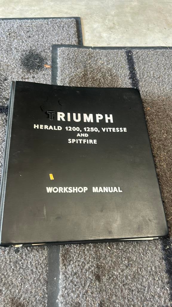 Workshop manual Triumph Herald Spitfire Vitesse, Ophalen of Verzenden