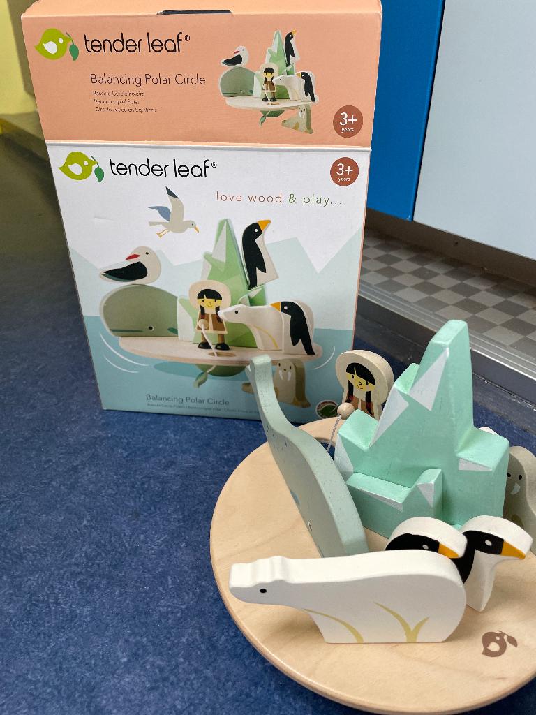 Tender leaf Balans spel, Kinderen en Baby's, Speelgoed | Houten speelgoed, Ophalen of Verzenden, Zo goed als nieuw, Overige typen