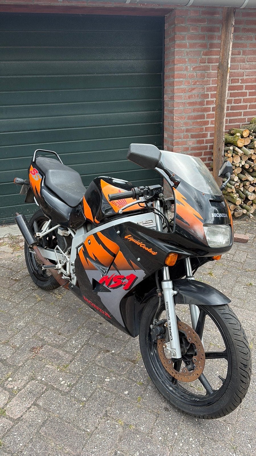 Honda Ns1 Nsr 80 cc project nieuwe foto s en prijs !!, Ophalen, 6 versnellingen, Gebruikt, Maximaal 45 km/u