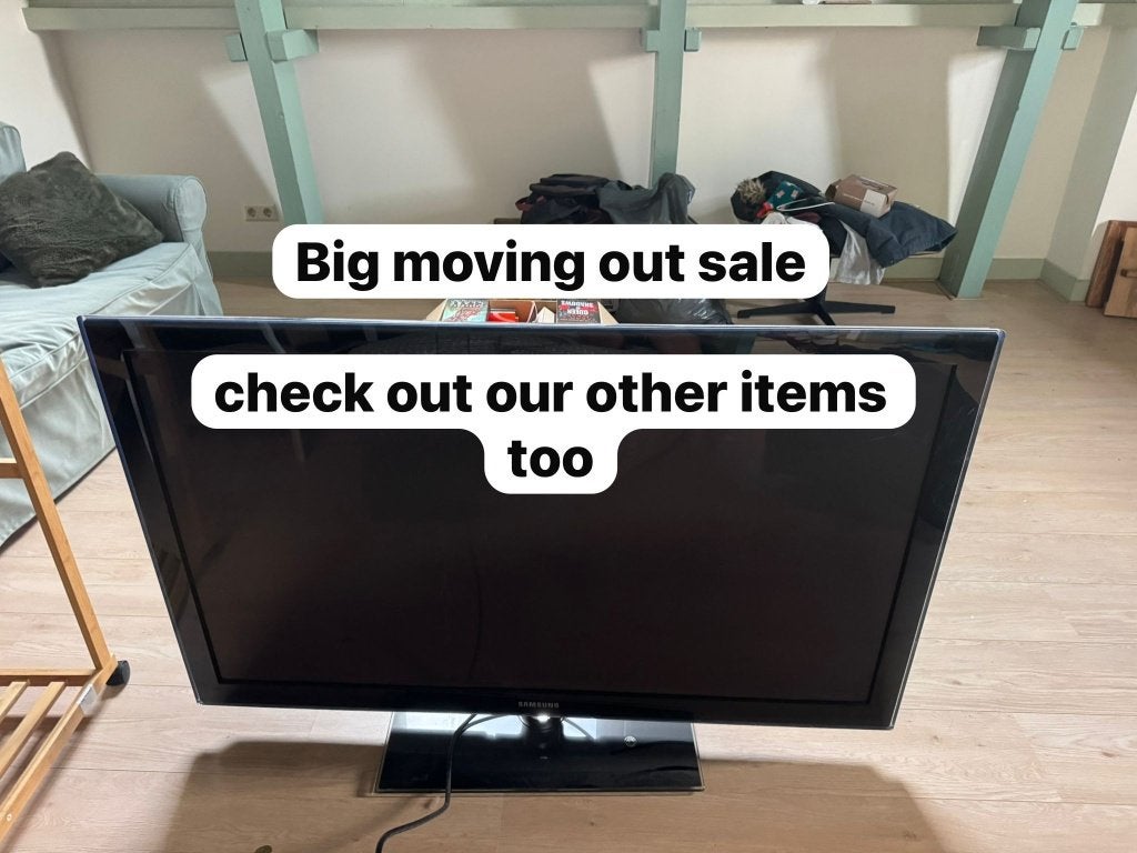 Samsung TV with 2 remotes, 50 Hz, Ophalen of Verzenden, Samsung, 100 cm of meer