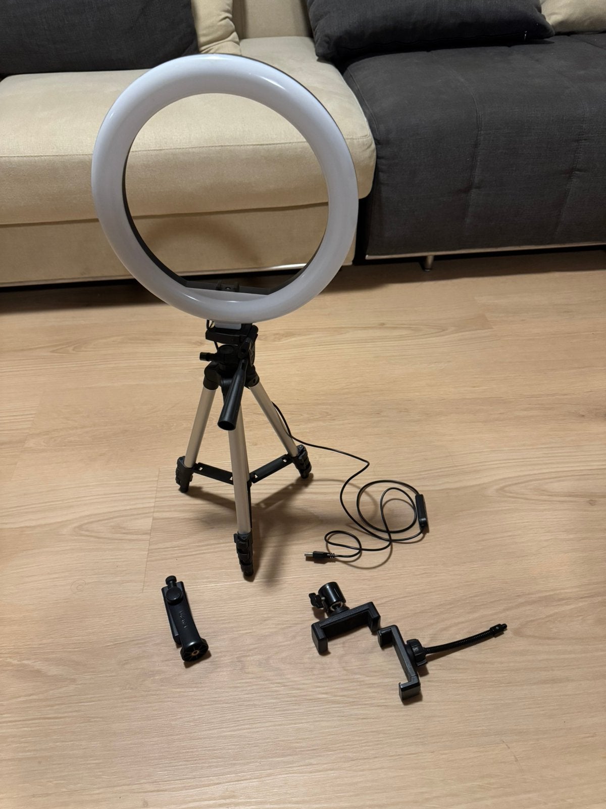 Ring licht met standaard. Zgan, Ophalen of Verzenden, Zo goed als nieuw, Vergrootglas of Loep