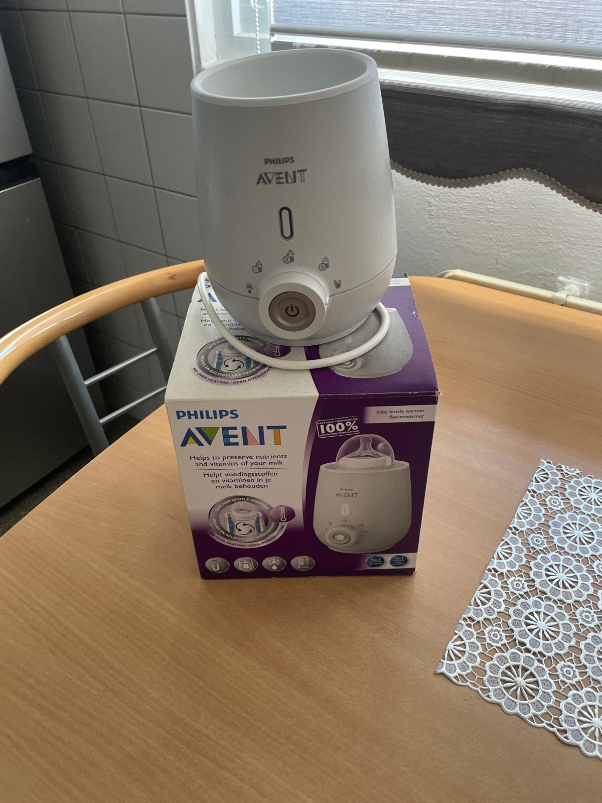 Philips Avent Babyflessenwarmer - Zo goed als nieuw, Ophalen of Verzenden, Zo goed als nieuw, Flessen- of potjesverwarmer, Philips Avent