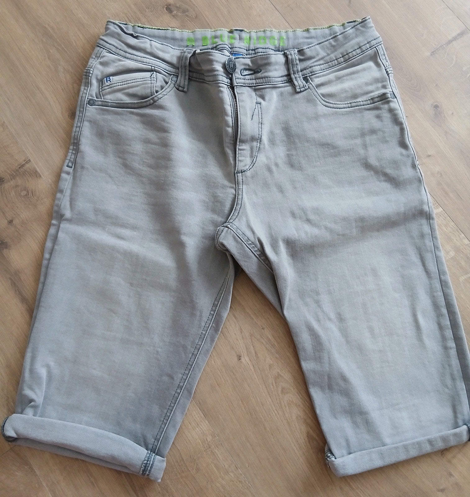 Blue ridge slim fit 170 grijze bermuda jongen, Kinderen en Baby's, Kinderkleding | Maat 170, Ophalen of Verzenden, Jongen, Broek