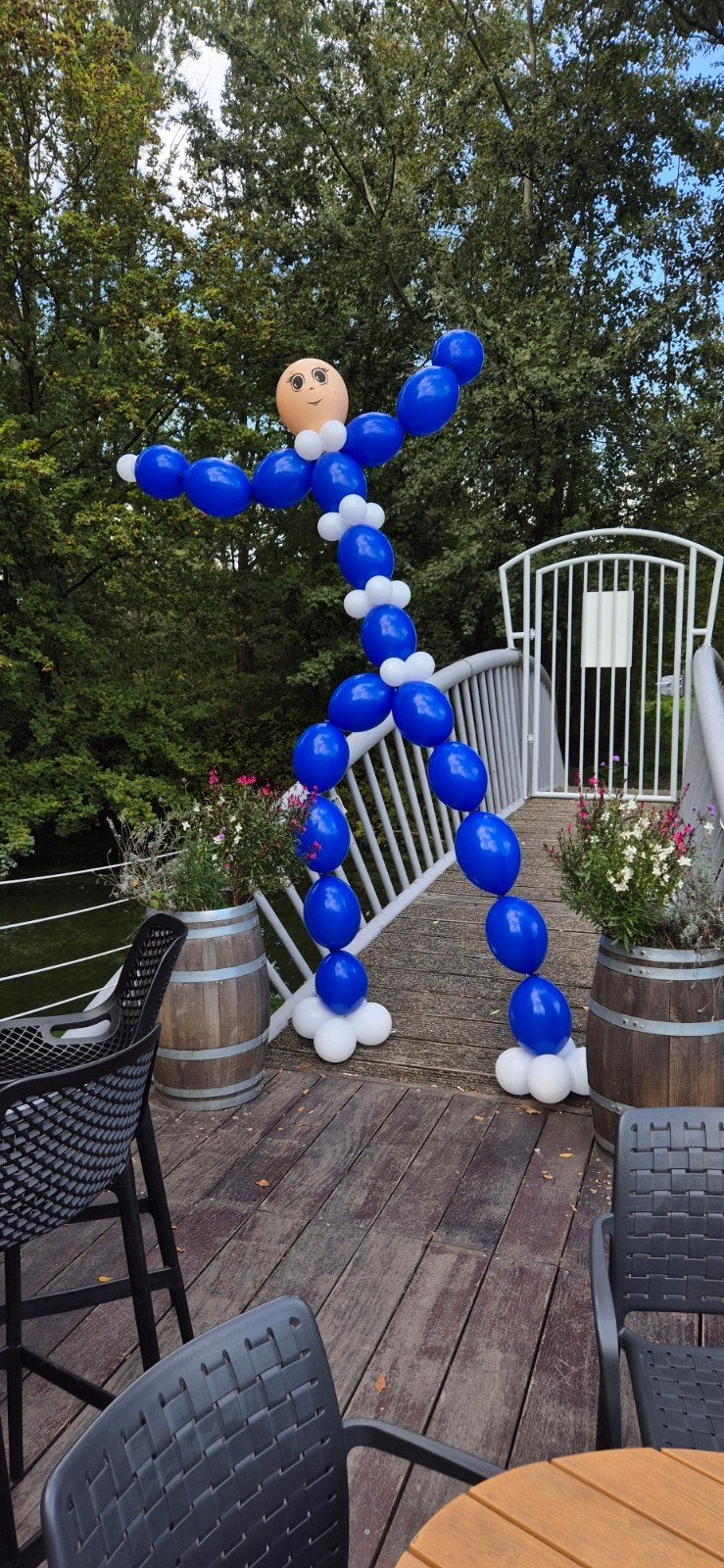 ballonen dansende pop Evenement, Ophalen, Nieuw