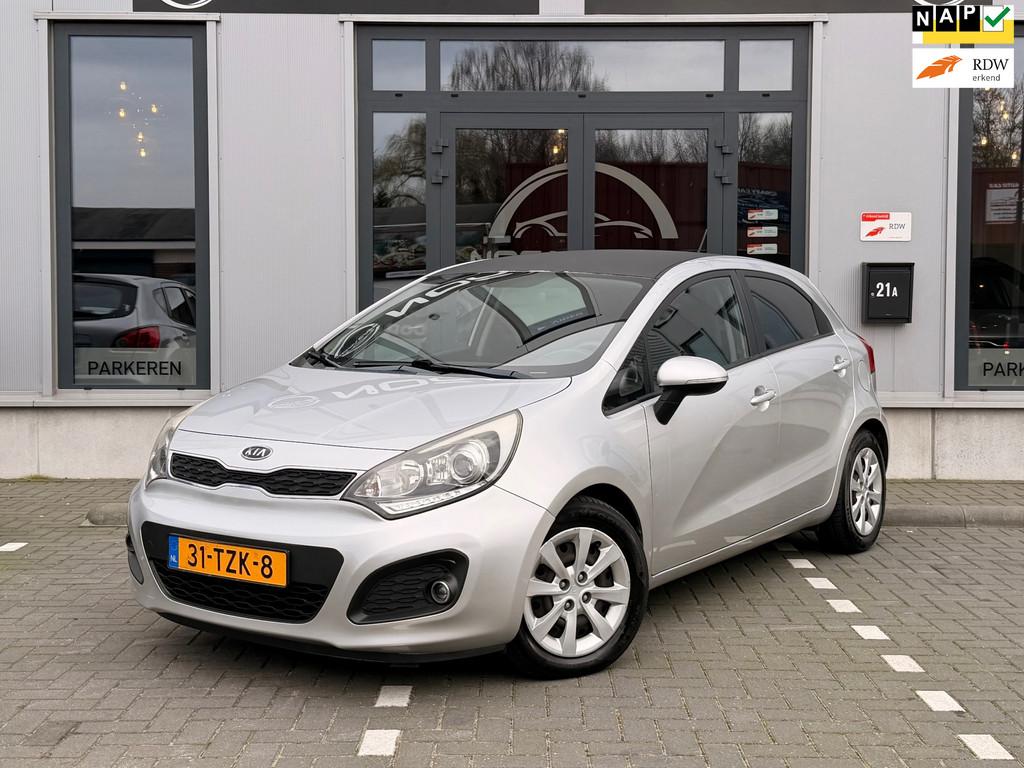 Kia Rio 1.2 CVVT Plus Pack|Nap|Airco, Auto's, Euro 5, Huisgarantie, 4 cilinders, Met garantie (alle)