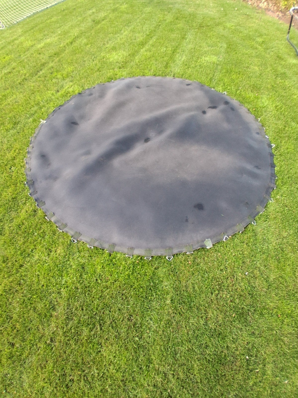 trampolinedoek (260) met veren (54x), Ophalen, Gebruikt