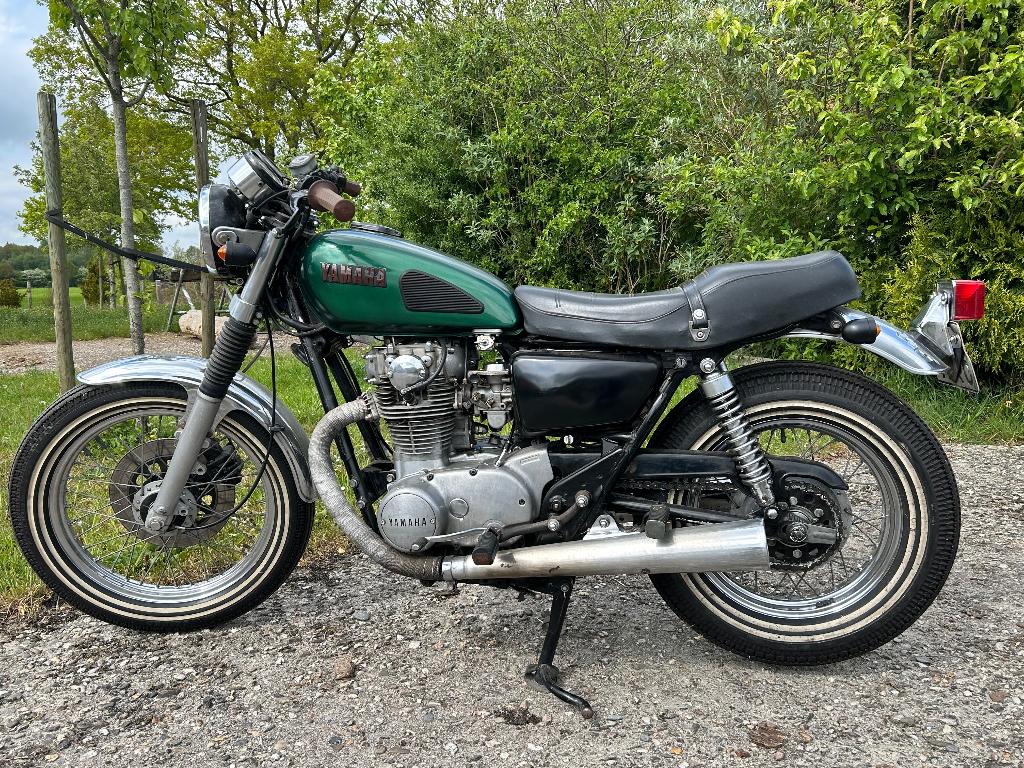 Yamaha XS650 motorfiets, Ophalen, Gebruikt