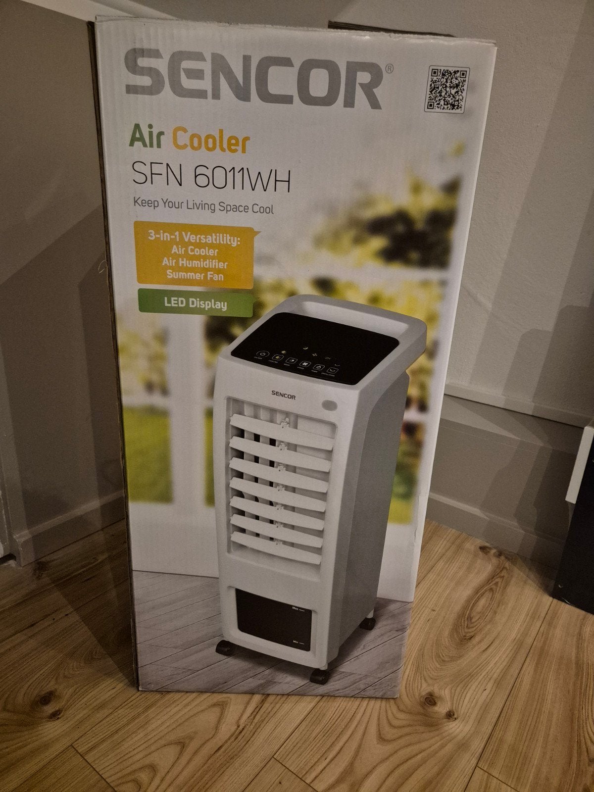 Airco mobiele Air cooler lucht koeler Sencor SFN 6011WH, Minder dan 60 m³, 3 snelheden of meer, Ophalen of Verzenden, Zo goed als nieuw
