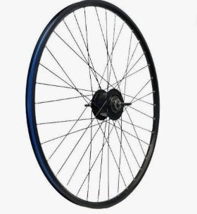 Fietsachterwiel 28inch Nexus -7 velgrem zwart; Gezocht, Wiel, Ophalen of Verzenden, Zo goed als nieuw, Aluminium